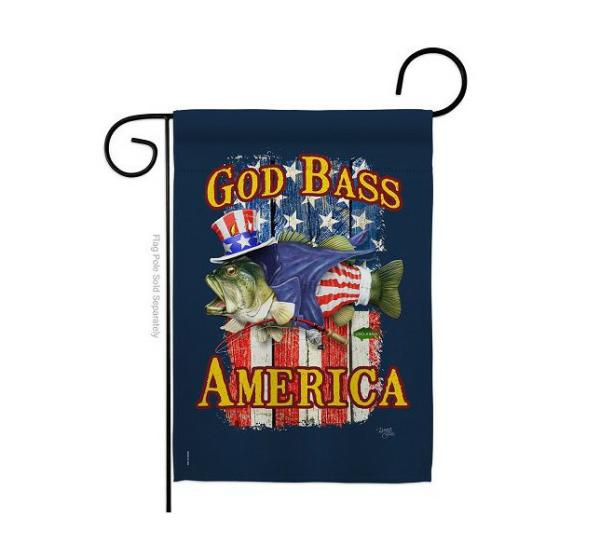 4th of July Flags | God Bass America Garden Flag 4th of July Flags 4th of July Flags