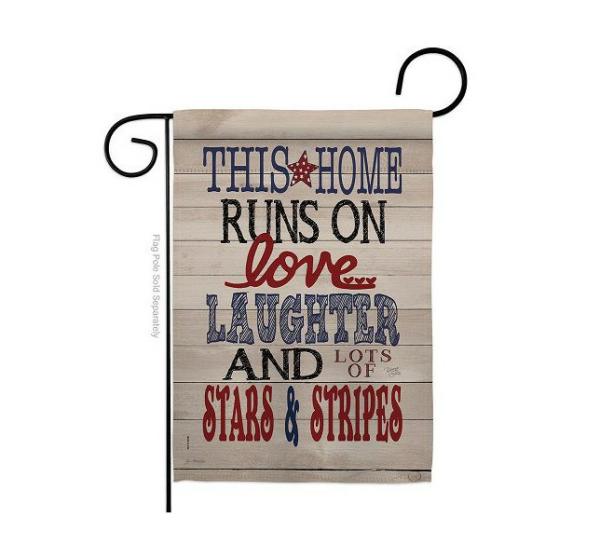 4th of July Flags | This Home Star and Stripes Garden Flag 4th of July Flags 4th of July Flags