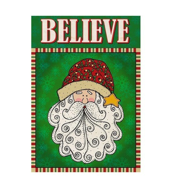 Christmas Flags | Santa Believe Flag Holiday Flags Christmas Flags