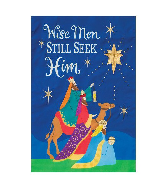 Christmas Flags | Wise Men Applique Flag Christmas Flags Christmas Flags