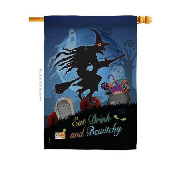 Double Sided House Flags | Bewitchy You House Flag Double Sided House Flags Double Sided House Flags