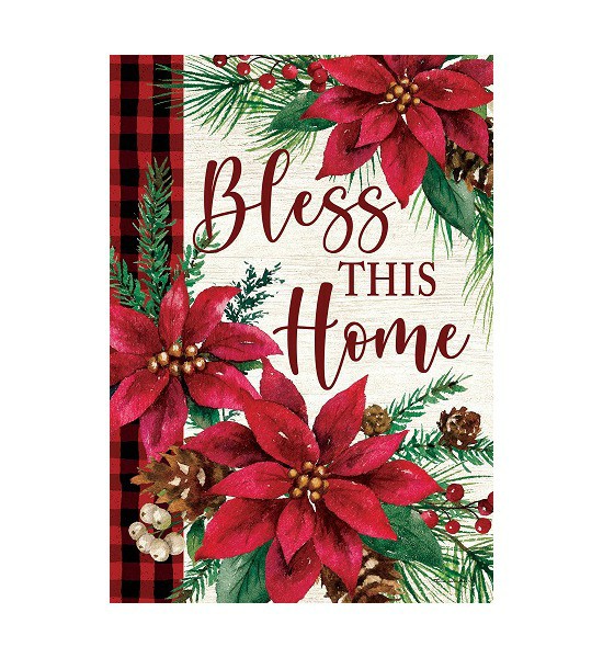 Double Sided House Flags | Bless This Home Flag Double Sided House Flags Double Sided House Flags