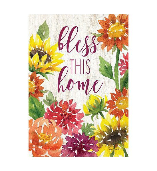 Double Sided House Flags | Bless This Home Flag Double Sided House Flags Double Sided House Flags