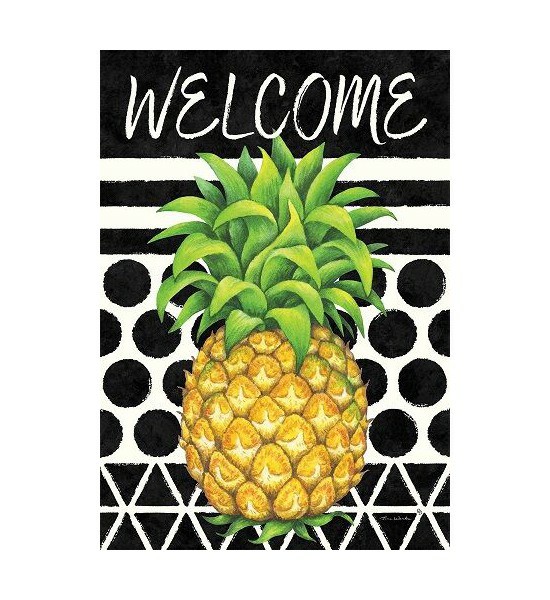 Double Sided House Flags | Bold Pineapple Flag Double Sided House Flags Double Sided House Flags