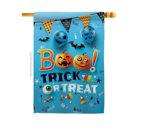 Double Sided House Flags | Boo Trick House Flag Double Sided House Flags Double Sided House Flags