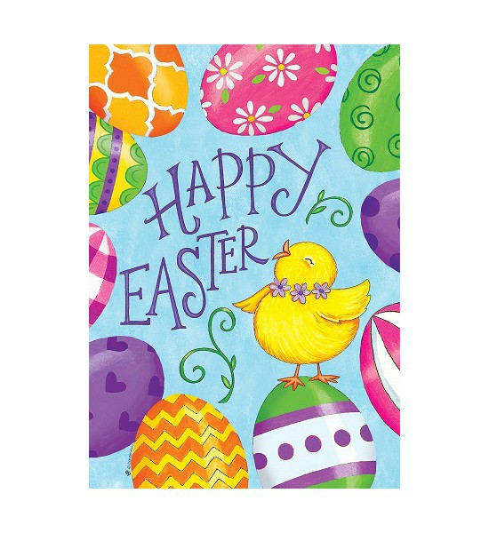 Double Sided House Flags | Easter Eggs Flag Double Sided House Flags Double Sided House Flags