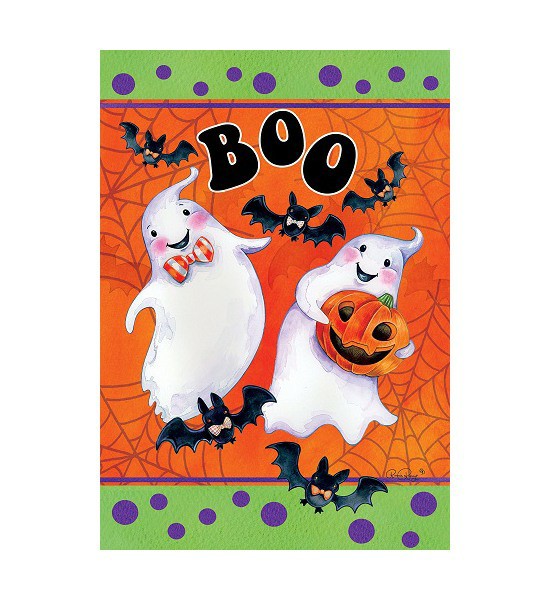 Double Sided House Flags | Halloween Ghosts Flag Double Sided House Flags Double Sided House Flags