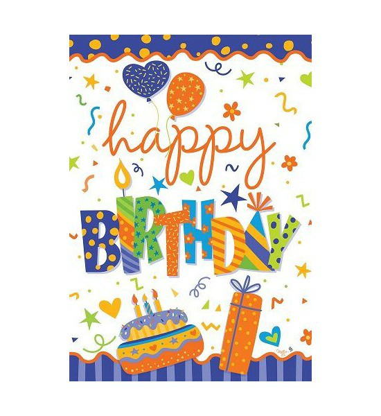 Double Sided House Flags | Happy Birthday Party Flag Double Sided House Flags Double Sided House Flags