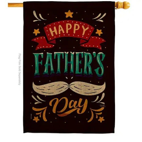 Double Sided House Flags | Hooray Father’s Day House Flag Double Sided House Flags Double Sided House Flags