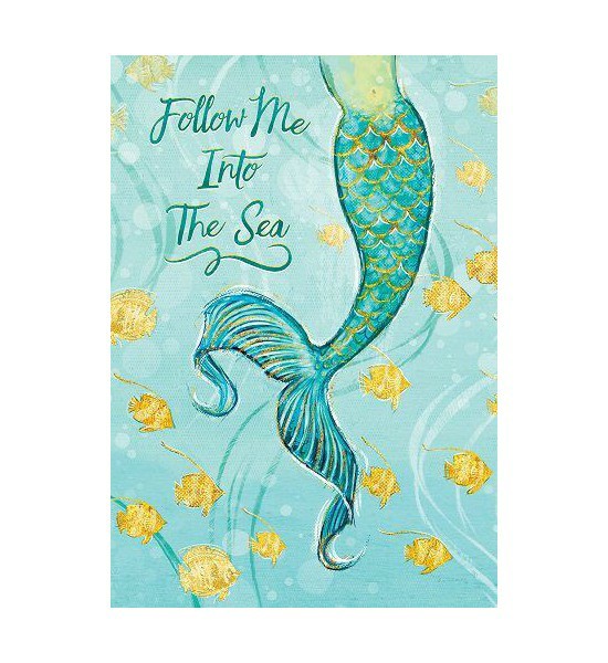 Double Sided House Flags | Mermaid Tail Flag Double Sided House Flags Double Sided House Flags