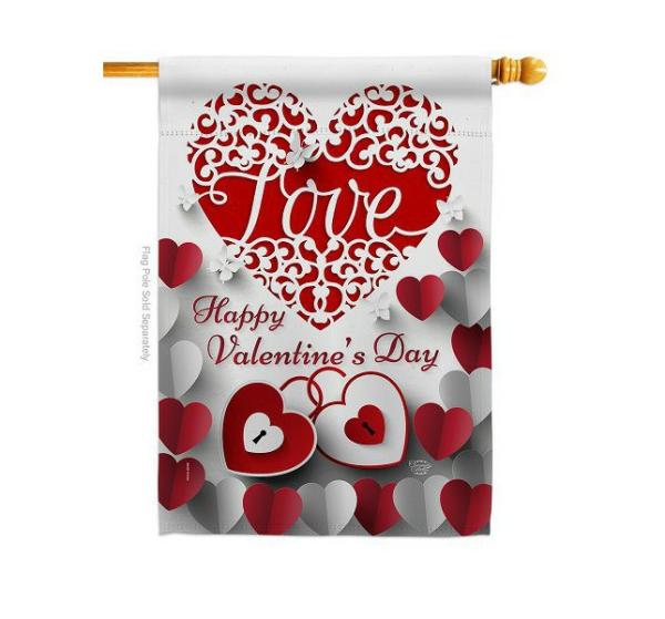 Double Sided House Flags | Royalty Love House Flag Double Sided House Flags Double Sided House Flags