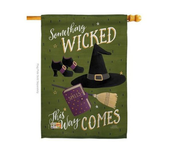 Double Sided House Flags | Something Wicked House Flag Double Sided House Flags Double Sided House Flags