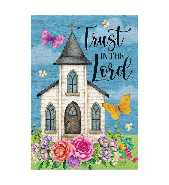 Double Sided House Flags | Trust Church Flag Double Sided House Flags Double Sided House Flags