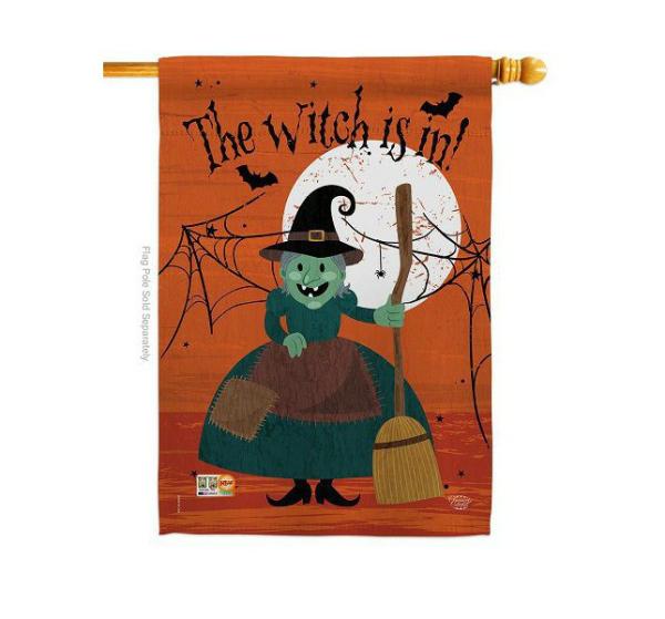 Double Sided House Flags | Witch Is In House Flag Double Sided House Flags Double Sided House Flags