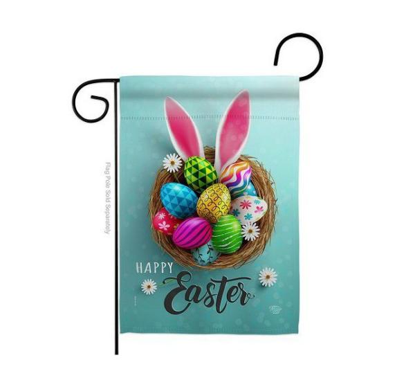 Easter Flags | Bunny Easter Eggs Garden Flag Easter Flags Easter Flags