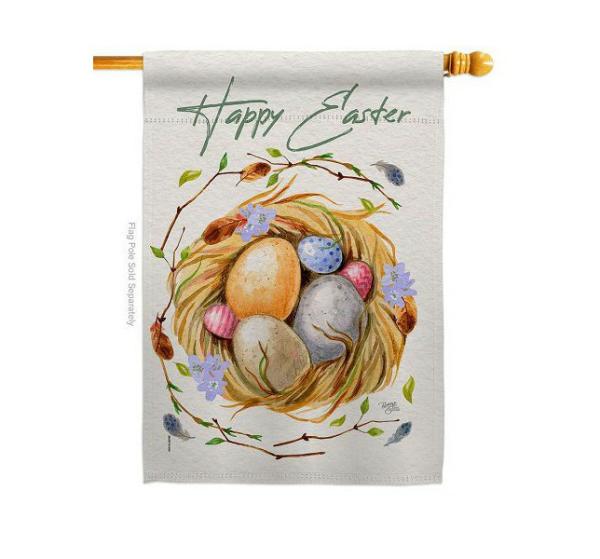 Easter Flags | Easter Nest House Flag Easter Flags Easter Flags