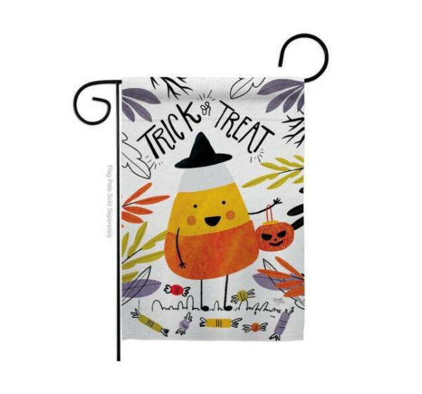 Halloween Flags | Candy Corn Garden Flag Halloween Flags Halloween Flags