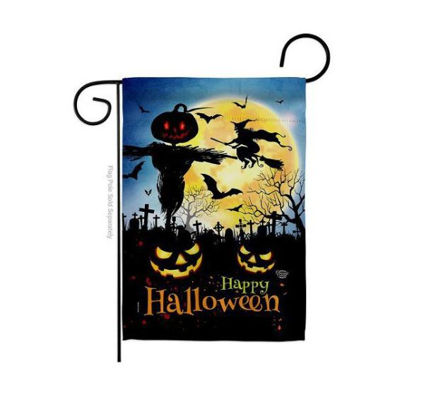 Halloween Flags | Graveyard Spooky Garden Flag Halloween Flags Halloween Flags