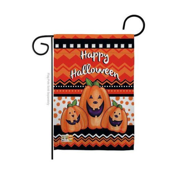 Halloween Flags | Halloween Trio Garden Flag Halloween Flags Halloween Flags