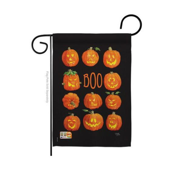 Halloween Flags | Pumpkins Boo Garden Flag Halloween Flags Halloween Flags