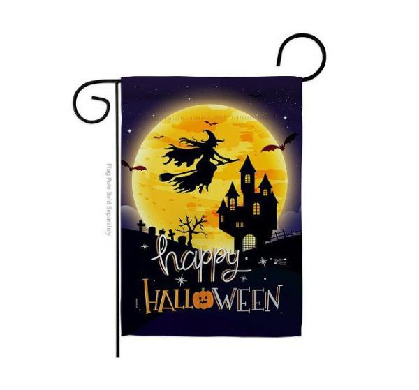 Halloween Flags | Witchy Halloween Garden Flag Halloween Flags Halloween Flags