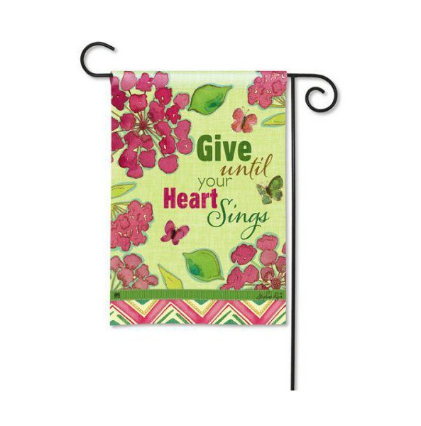 Magnet Works Garden Flags | Heart Sings Garden Flag Magnet Works Flags Magnet Works Garden Flags