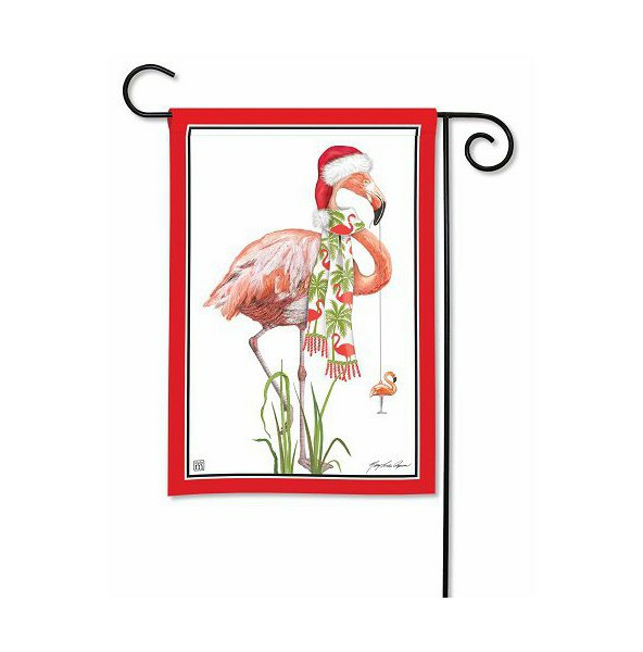 Magnet Works Garden Flags | Ho Ho Flamingo Garden Flag Magnet Works Flags Magnet Works Garden Flags