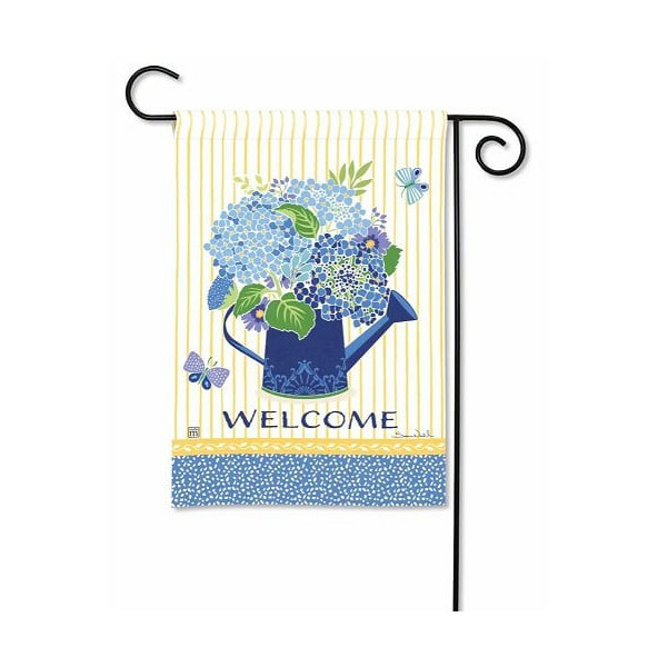 Magnet Works Garden Flags | Hydrangea Blue Garden Flag Magnet Works Flags Magnet Works Garden Flags