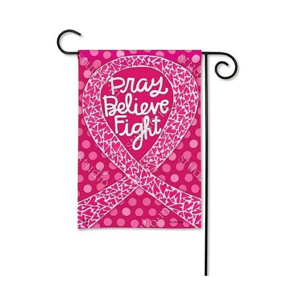 Magnet Works Garden Flags | Think Pink Garden Flag Magnet Works Flags Magnet Works Garden Flags