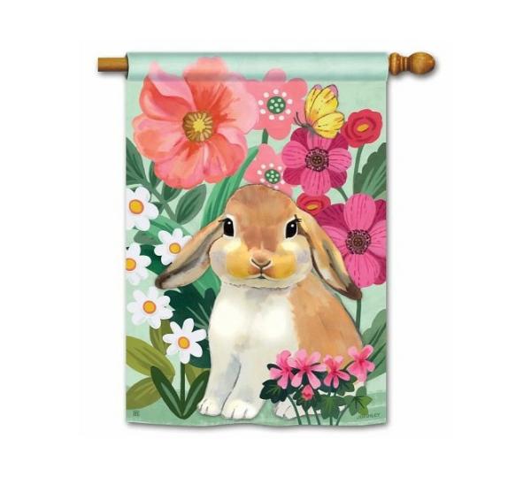 Magnet Works House Flags | Bunny Love House Flag Magnet Works Flags Magnet Works House Flags