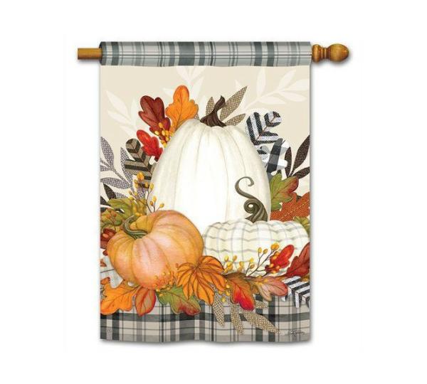 Magnet Works House Flags | Pumpkin Season House Flag Magnet Works Flags Magnet Works House Flags