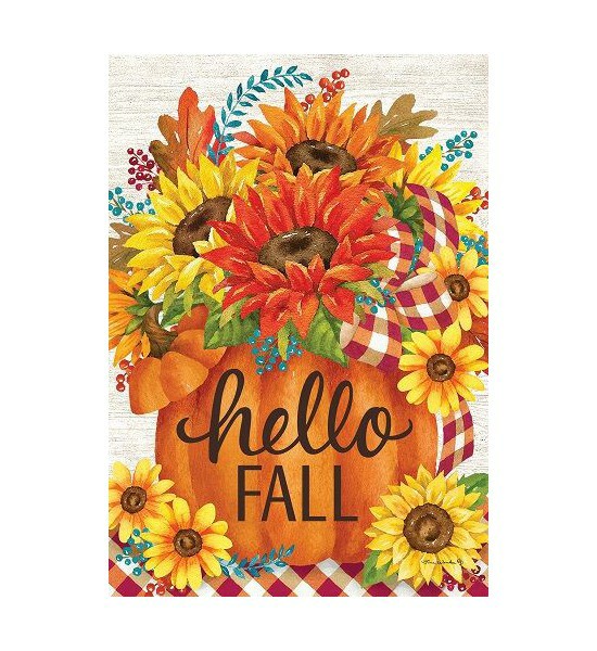 Small Garden Flags | Pumpkin Sunflowers Flag Garden Flags Small Garden Flags