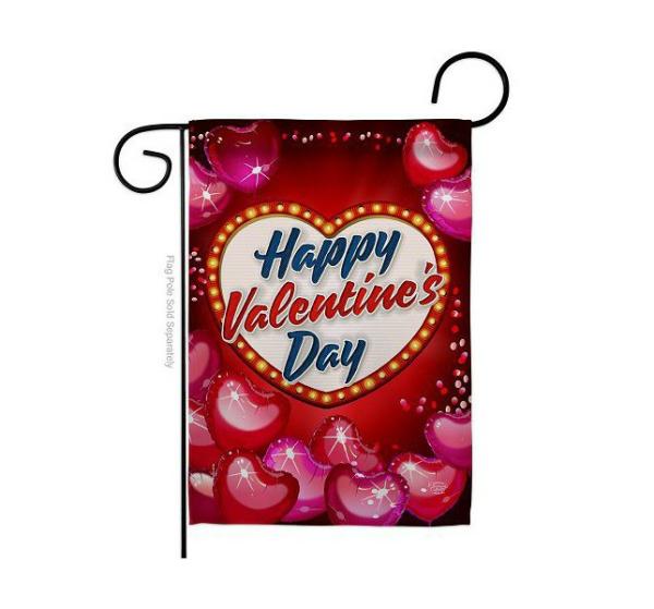 Valentine Flags | Viva Love Garden Flag Holiday Flags Valentine Flags