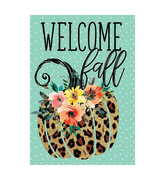 Small Garden Flags | Cheetah Pumpkin Flag Garden Flags Small Garden Flags