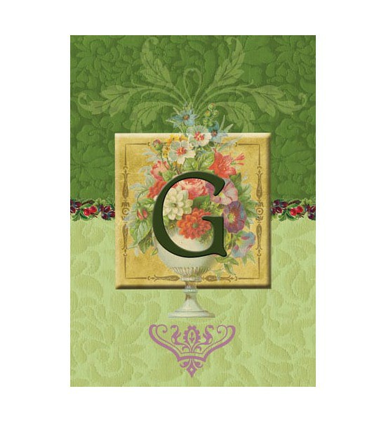 Small Garden Flags | Classy Monogram-G Flag Garden Flags Small Garden Flags