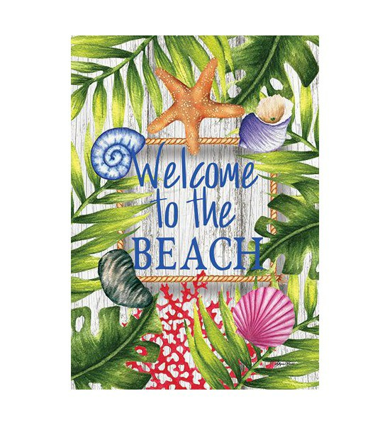 Double Sided House Flags | Beach Welcome Flag Double Sided House Flags Double Sided House Flags