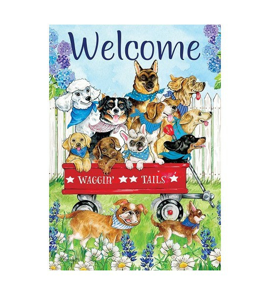 Double Sided House Flags | Wagging Tails Flag Double Sided House Flags Double Sided House Flags