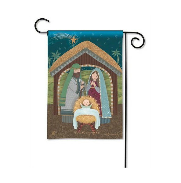 Magnet Works Garden Flags | Away in a Manger Garden Flag Magnet Works Flags Magnet Works Garden Flags