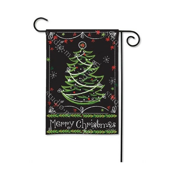 Magnet Works Garden Flags | Blackboard Christmas Garden Flag Magnet Works Flags Magnet Works Garden Flags