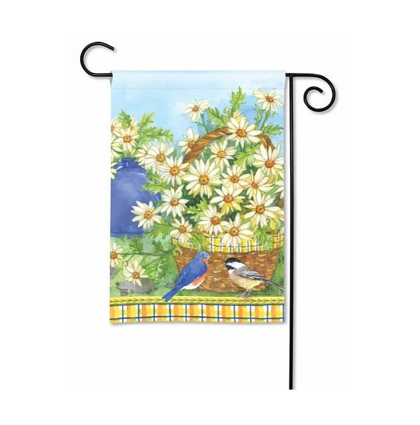 Magnet Works Garden Flags | Daisy Basket Garden Flag Magnet Works Flags Magnet Works Garden Flags