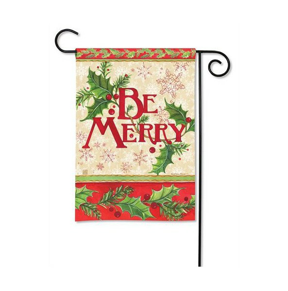 Magnet Works Garden Flags | Merry Hollydays Garden Flag Magnet Works Flags Magnet Works Garden Flags